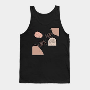 Me, You, Flower and Butterfly Tank Top